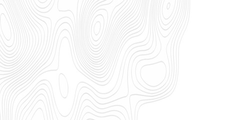 Abstract topography pattern seamless lines sea map modern design white background. Abstract digital topographic contour map concept space geometric strip grid line. Natural discovery of maps.	