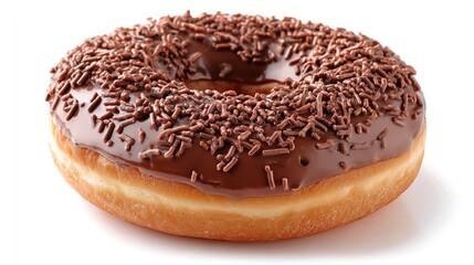 &ldquo;Chocolate Donut with Sprinkles &ndash; Sweet Dessert, Bakery Pastry Food&rdquo;