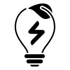 Obraz premium Electric Shock Idea Bulb