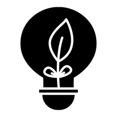 Hand Drawn Eco Light Bulb