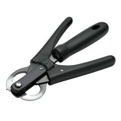 Black handled plier-like tool with a curved cutting blade, used for animal grooming