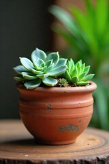 Rustic Terracotta Planter Handcrafted Ceramic Pot Perfect for Indoor or Outdoor Plants, Adding Natural Charm to Home Decor