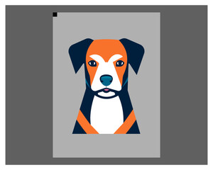 Dog Vector and Icon