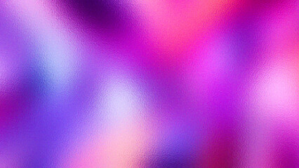 Abstract vibrant gradient of purple pink and blue with soft light streaks and textured effect