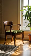 Chair in Sunlight - A Moment of Quiet Reflection.