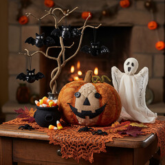 halloween still life