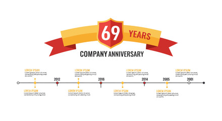 Milestones and Achievements - Graphic Design Illustration