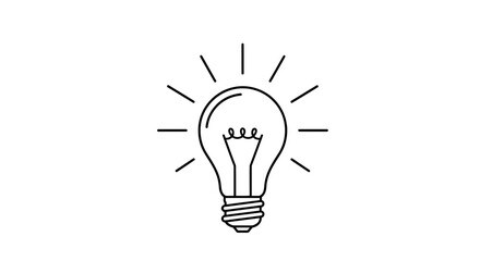light bulb vector illustration