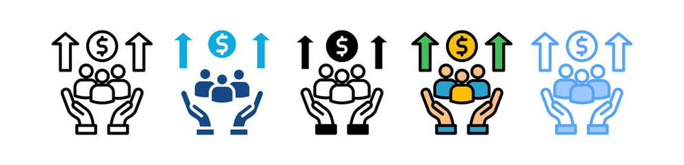 Community Investment multiple icon