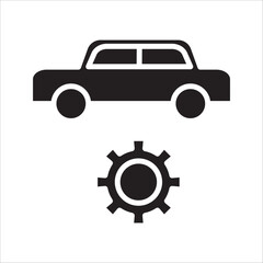 Gear Vector Icon Settings.technology settings for mobile phones, laptops, motorbikes, cars,