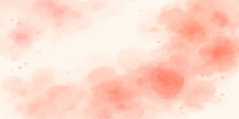 Abstract pink watercolor texture with soft grunge design and orange-yellow light for vintage art wallpaper
