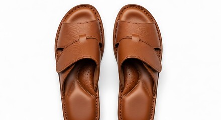 Elegant Leather Sandals - A Stylish and Comfortable Footwear Choice.