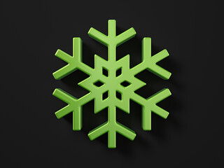 Car paint snowflake symbol