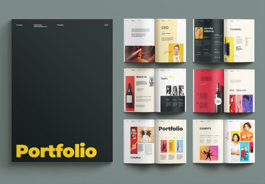 Creative Portfolio Magazine Template