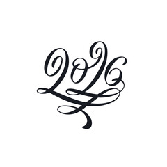 2026 new year logo. Number of year text design. Design elements for greeting card, invitation, calendar, etc. Vector illustration.