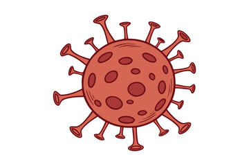 Coronavirus (COVID-19) virus illustration.