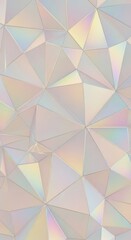 Abstract Holographic Triangle Background Design Geometric Polygon Texture