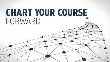 Abstract Graphic of Connected Points Leading to Future