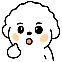 funny cartoon dog
