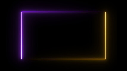illustration of glowing neon red lines background 4k resolution illustration . on a black background. and creating a stunning illustration .4k illustration	