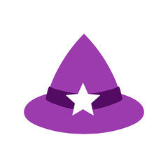 Fototapeta premium Witch Hats Halloween Party Elements 