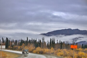 Dalton Highway in Nordalaska