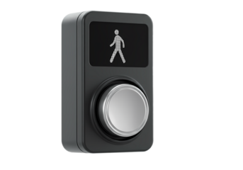 Smart Fitness Activity Controller  Digital Device with Knob  Walker Icon