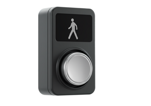 Smart Fitness Activity Controller  Digital Device with Knob  Walker Icon