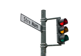 Urban Traffic Light  Street Sign City Road Navigation Control