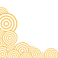 Line Lunar Circle Pattern