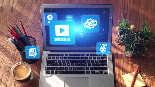 Concept of subscription services provides exclusive digital content. This model offers continuous access, enhancing subscription services with personalized experiences and benefits. Gist