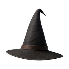 PNG Classic witch hat silhouette.