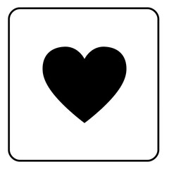 black heart icon