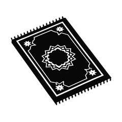 Arab Carpet Vector With Intricate Embroidery