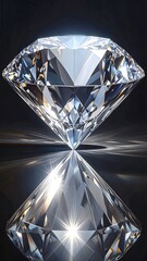 Diamond reflecting light