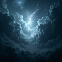 Storm Clouds Colliding in Sky