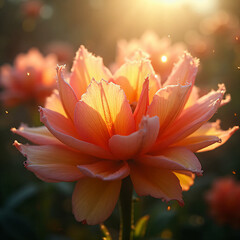 Bloom Explosion in Slow Motion