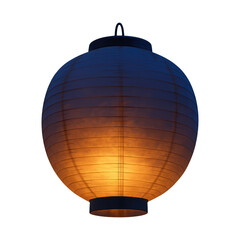 Obraz premium PNG Traditional glowing paper lantern