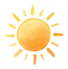 Fototapeta premium hand drawing sun