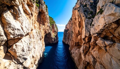 Dramatic coastal rock formations