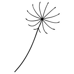 dandelion seed tattoo design