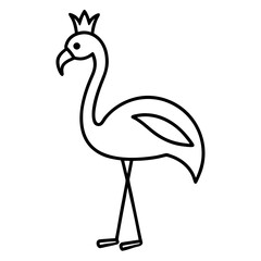 flamingo royal crown