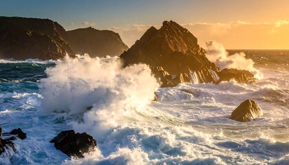 Dramatic coastal sunset (1)