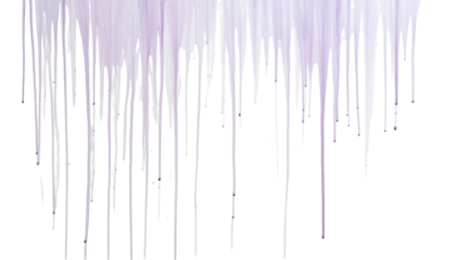 Abstract art with vertical lines in white and lavender hues against a black background