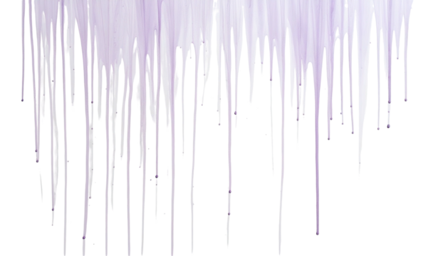 Abstract art with vertical lines in white and lavender hues against a black background