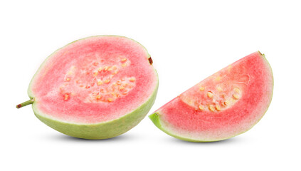 guava isolated on transparent png ( image from camera )