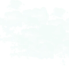 A light green watercolor cloud isolated on transparent background, perfect for adding a touch of whimsy to any design project
