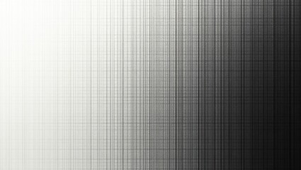 Abstract artwork displays a grid pattern transitioning from bright white to dark black, creating a contrast.