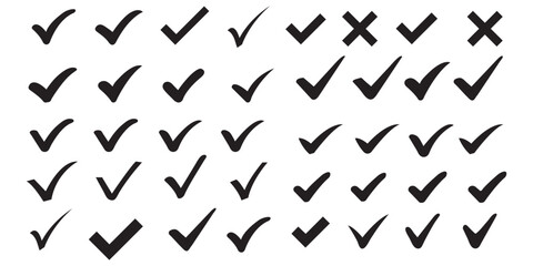 Green check mark vector symbol icon clip art design