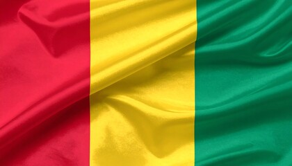 Fototapeta premium flag of Guinea
